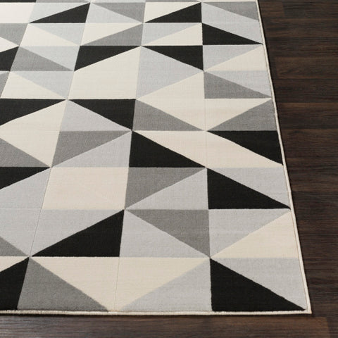 Image of Surya City Modern Black, Beige, Light Gray, Taupe Rugs CIT-2313