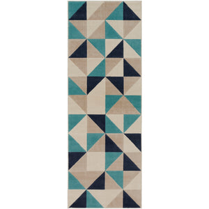 Surya City Modern Aqua, Charcoal, Beige, Khaki Rugs CIT-2315