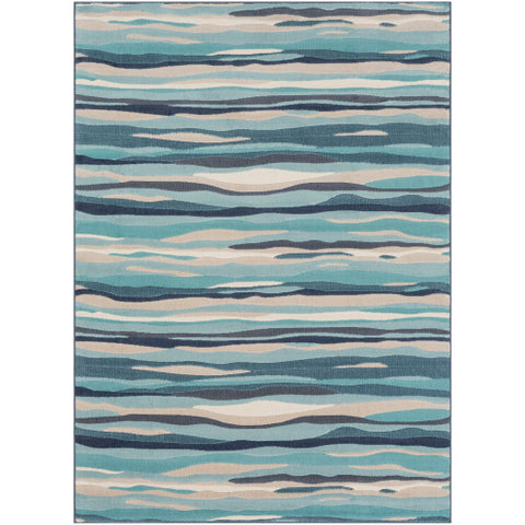 Image of Surya City Modern Aqua, Beige, Khaki, Charcoal, Taupe Rugs CIT-2321