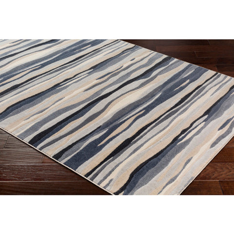 Image of Surya City Modern Light Gray, Taupe, Black, Charcoal, Beige Rugs CIT-2322