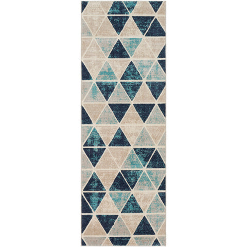 Image of Surya City Modern Aqua, Charcoal, Beige, Khaki, Light Gray Rugs CIT-2328