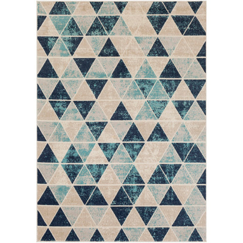 Image of Surya City Modern Aqua, Charcoal, Beige, Khaki, Light Gray Rugs CIT-2328