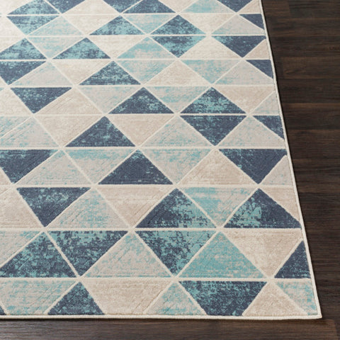 Image of Surya City Modern Aqua, Charcoal, Beige, Khaki, Light Gray Rugs CIT-2328