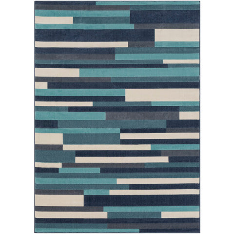 Image of Surya City Modern Aqua, Charcoal, Beige, Taupe Rugs CIT-2333