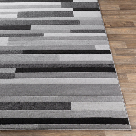 Image of Surya City Modern Light Gray, Taupe, Black Rugs CIT-2336