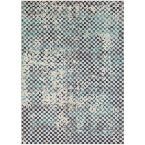 Image of Surya City Modern Aqua, Charcoal, Beige, Khaki Rugs CIT-2337