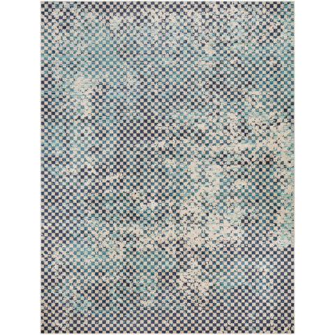 Image of Surya City Modern Aqua, Charcoal, Beige, Khaki Rugs CIT-2337