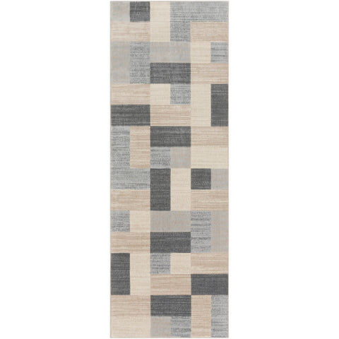 Image of Surya City Modern Light Gray, Taupe, Beige, Khaki Rugs CIT-2344