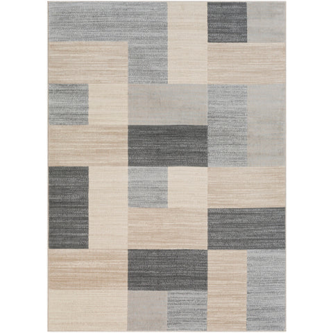 Image of Surya City Modern Light Gray, Taupe, Beige, Khaki Rugs CIT-2344