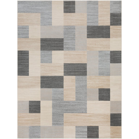 Image of Surya City Modern Light Gray, Taupe, Beige, Khaki Rugs CIT-2344