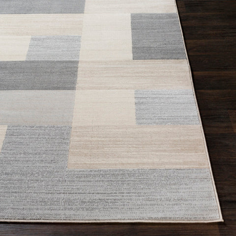 Image of Surya City Modern Light Gray, Taupe, Beige, Khaki Rugs CIT-2344