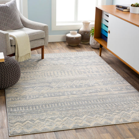 Image of Surya City Global Light Gray, Beige, Taupe Rugs CIT-2360