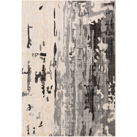 Image of Surya City Modern Taupe, Light Gray, Black, Beige, Khaki Rugs CIT-2383