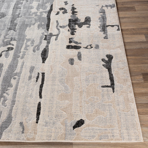 Image of Surya City Modern Taupe, Light Gray, Black, Beige, Khaki Rugs CIT-2383