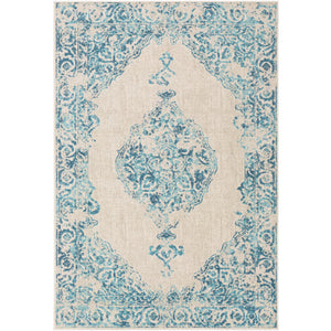 Surya City Traditional Aqua, Charcoal, Beige, Khaki Rugs CIT-2385