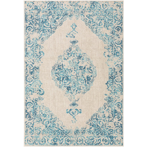 Image of Surya City Traditional Aqua, Charcoal, Beige, Khaki Rugs CIT-2385