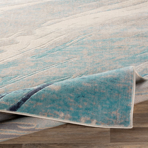 Image of Surya City Modern Aqua, Light Gray, Taupe, Beige, Khaki Rugs CIT-2389