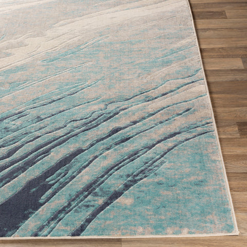 Image of Surya City Modern Aqua, Light Gray, Taupe, Beige, Khaki Rugs CIT-2389