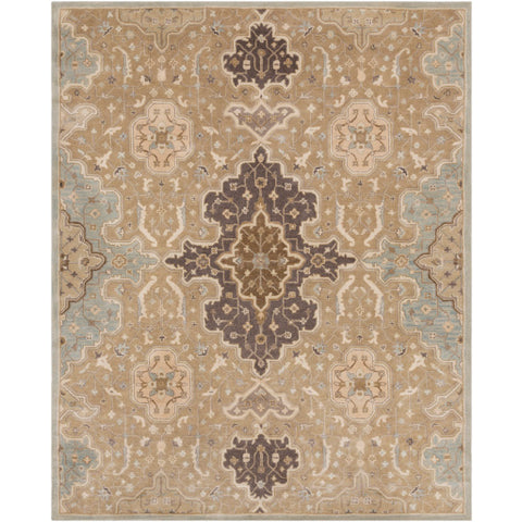 Image of Surya Castello Traditional Taupe, Camel, Khaki, Medium Gray Rugs CLL-1025