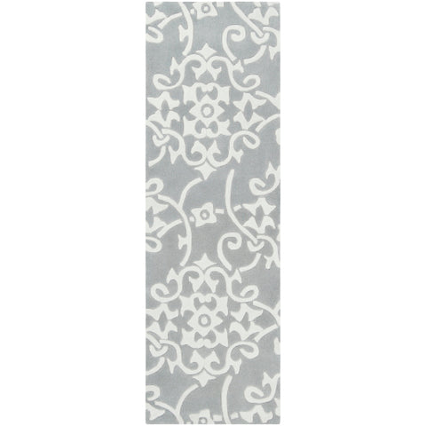 Image of Surya Cosmopolitan Cottage Medium Gray, Cream Rugs COS-8828