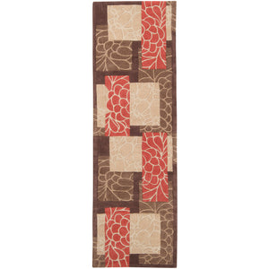 Surya Cosmopolitan Modern Burnt Orange, Dark Brown, Khaki, Tan Rugs COS-8889