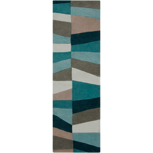 Surya Cosmopolitan Modern Teal, Sage, Mint, Medium Gray Rugs COS-9187