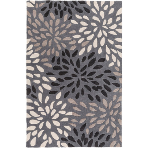 Image of Surya Cosmopolitan Modern Charcoal, Black, Taupe, Ivory Rugs COS-9263