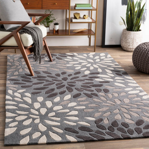 Image of Surya Cosmopolitan Modern Charcoal, Black, Taupe, Ivory Rugs COS-9263