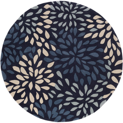 Image of Surya Cosmopolitan Modern Navy, Dark Blue, Light Gray, Khaki Rugs COS-9265