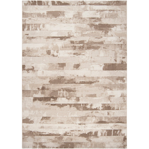 Image of Surya Contempo Modern Ivory, Cream, Dark Brown Rugs CPO-3708