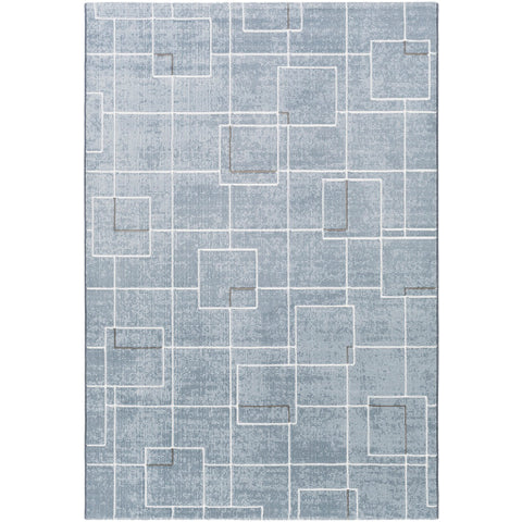 Image of Surya Contempo Modern Pale Blue, Denim, Medium Gray, Ivory Rugs CPO-3723