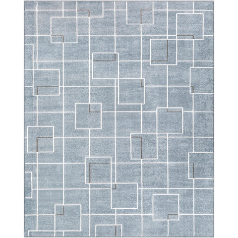 Image of Surya Contempo Modern Pale Blue, Denim, Medium Gray, Ivory Rugs CPO-3723