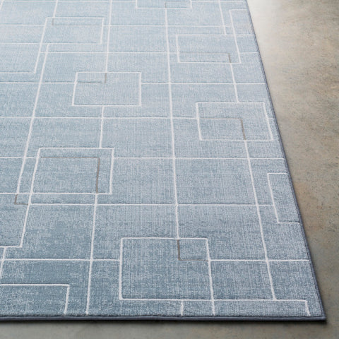 Image of Surya Contempo Modern Pale Blue, Denim, Medium Gray, Ivory Rugs CPO-3723