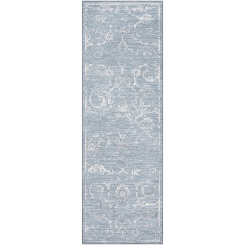 Image of Surya Contempo Traditional Denim, Pale Blue, Light Gray, Ivory Rugs CPO-3725