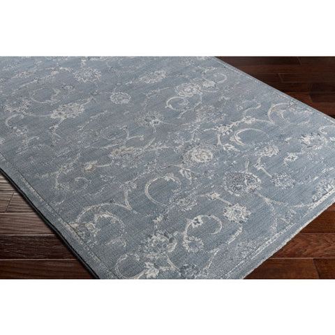 Image of Surya Contempo Traditional Denim, Pale Blue, Light Gray, Ivory Rugs CPO-3725