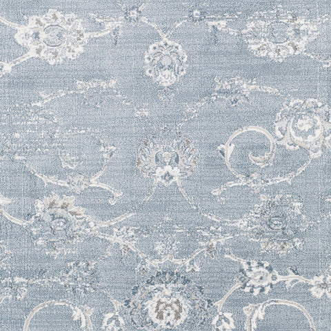 Image of Surya Contempo Traditional Denim, Pale Blue, Light Gray, Ivory Rugs CPO-3725