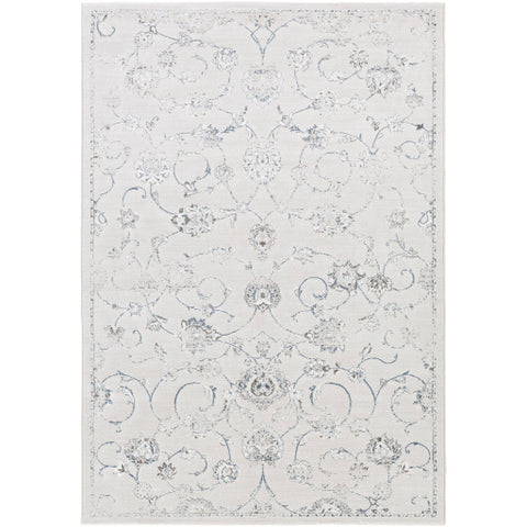 Image of Surya Contempo Traditional Denim, Medium Gray, Light Gray, Ivory Rugs CPO-3726