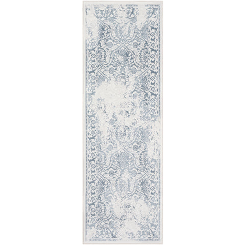 Image of Surya Contempo Traditional Denim, Light Gray, Ivory Rugs CPO-3727