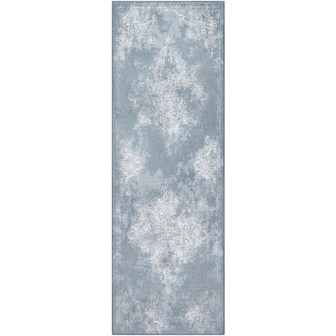 Image of Surya Contempo Traditional Denim, Pale Blue, Light Gray, Medium Gray, Ivory Rugs CPO-3730