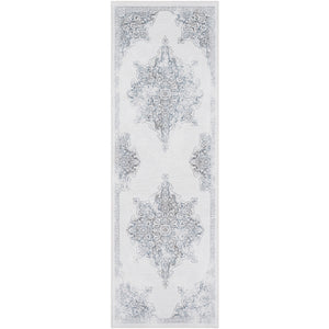 Surya Contempo Traditional Denim, Medium Gray, Light Gray, Ivory Rugs CPO-3731