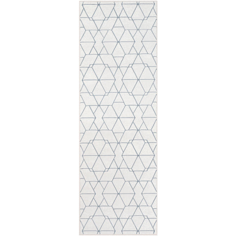 Image of Surya Contempo Modern Ivory, Light Gray, Denim Rugs CPO-3733