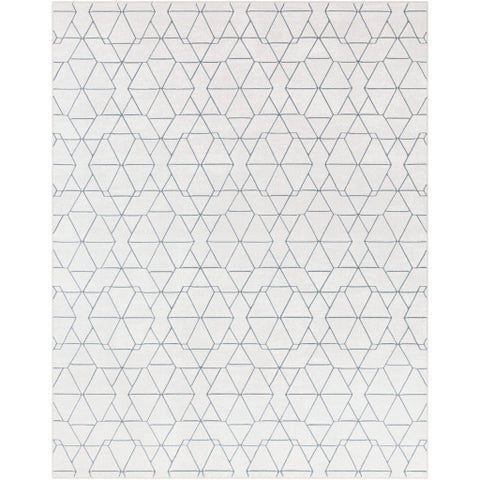 Image of Surya Contempo Modern Ivory, Light Gray, Denim Rugs CPO-3733