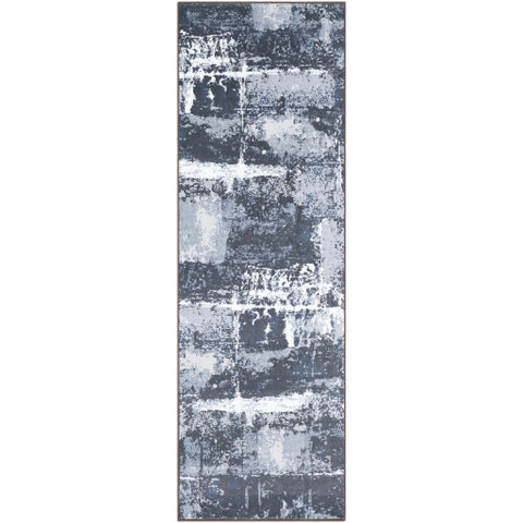 Image of Surya Contempo Modern Denim, Medium Gray, Ivory, Light Gray Rugs CPO-3736