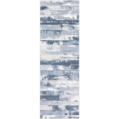 Image of Surya Contempo Modern Denim, Light Gray, Ivory, Medium Gray Rugs CPO-3737