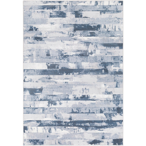 Image of Surya Contempo Modern Denim, Light Gray, Ivory, Medium Gray Rugs CPO-3737