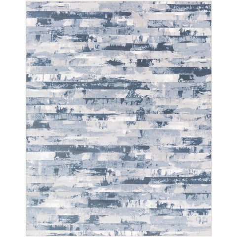 Image of Surya Contempo Modern Denim, Light Gray, Ivory, Medium Gray Rugs CPO-3737