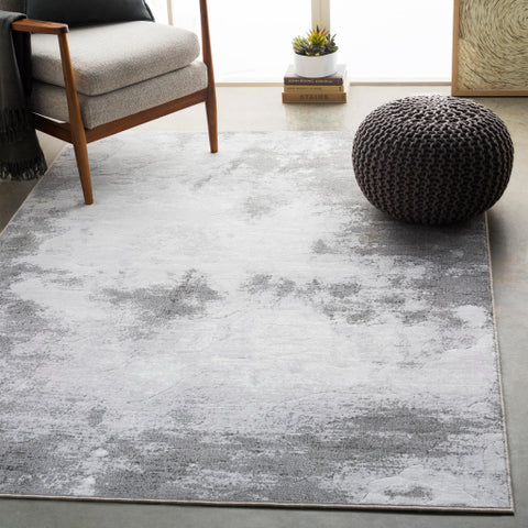 Image of Surya Contempo Modern Light Gray, White, Charcoal Rugs CPO-3839