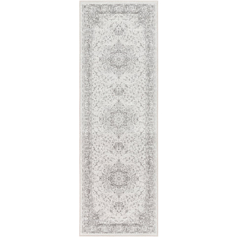 Image of Surya Contempo Traditional Light Gray, Charcoal, White Rugs CPO-3842