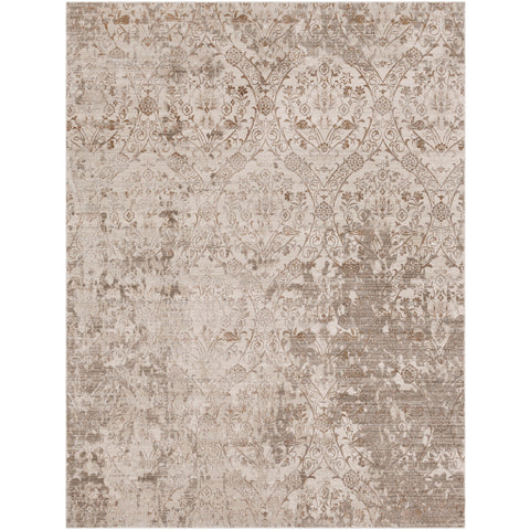 Image of Surya Crescendo Traditional Dark Brown, Camel, Khaki Rugs CRC-1007