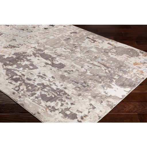 Surya Crescendo Modern Camel, Dark Brown, Khaki, Silver Gray Rugs CRC-1011